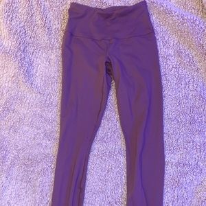 Purple athletic leggings! so cute and comfy, only wore once!!
